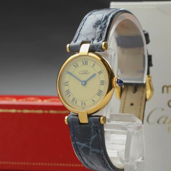 Cartier Accessories - Cartier Watch Mint Must De W/ Full Box